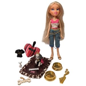 Bratz Cloe Doll Pampered Pupz Puppy Playset